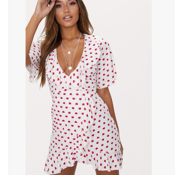 PrettyLittleThing Dresses & Skirts - Pretty little things BRAND NEW W/ TAGS heart dress